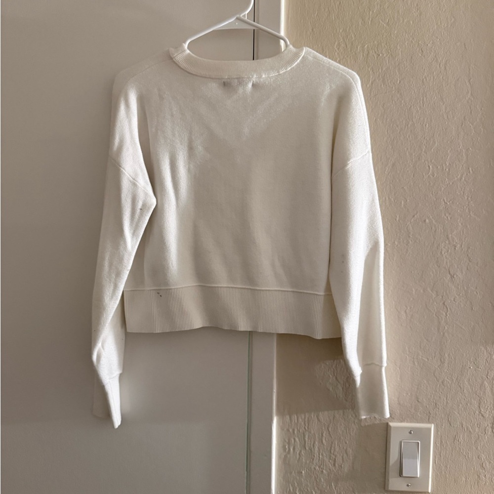 Sincerely Jules Cream/white cropped sweater - Picture 2 of 5